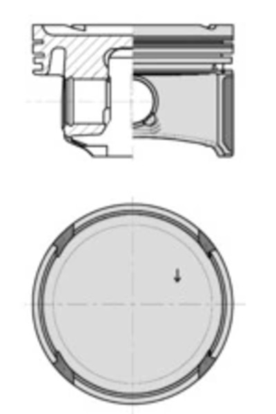 Kolbenschmidt Piston Seat Cordoba/Ibiza 3/Ibiza 4 Skoda Fabia 2/Roomster 2006...