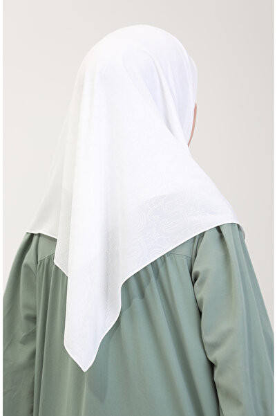 sefamerve Φουλάρι ζακάρ 70258-04 Εκρού