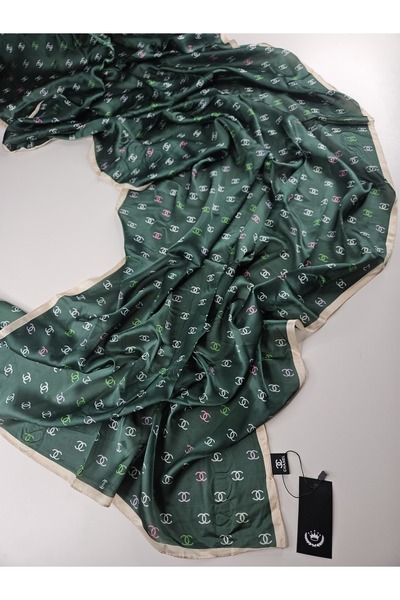 sem oyuncak Luxury Voile Silk Shawl Hijab Foulard Scarf Shawl C Pattern 70 X 180 cm