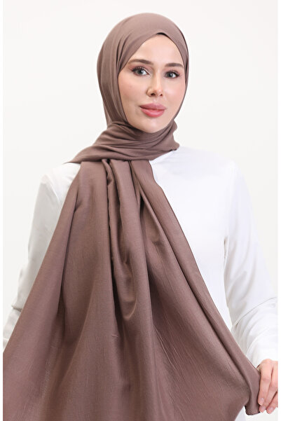 sefamerve Cotton Jazz Shawl 70257-08 Dark Mink