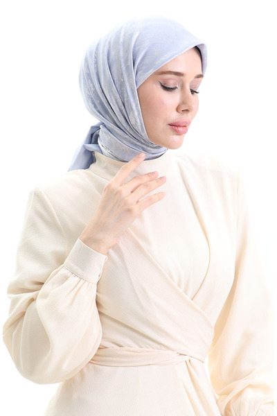 sefamerve Κασκόλ Μαρακές 70284-08 Baby Blue