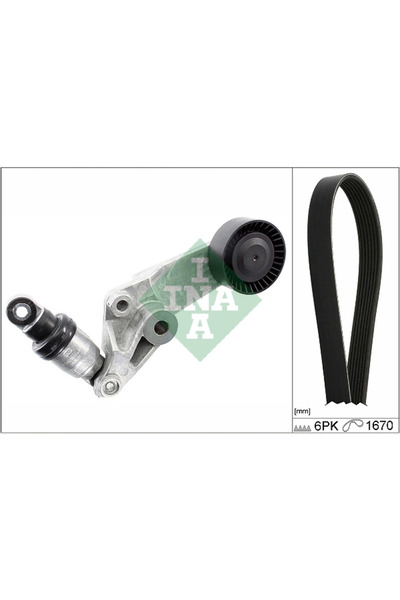 FAG Set Curea Transmisie Cu Caneluri Toyota Corolla 2001-2008
