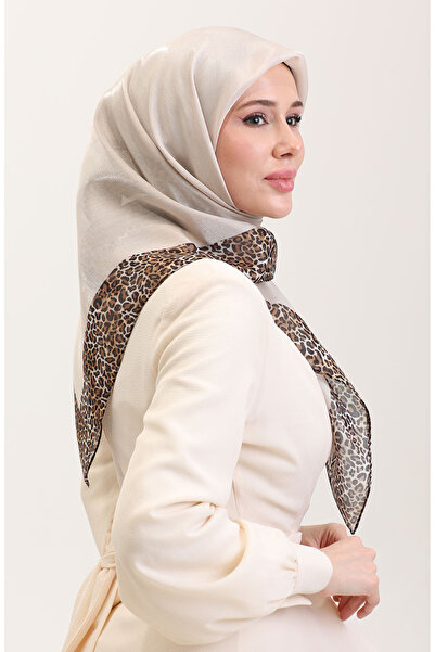 sefamerve Ethnic amber scarf 70292-11 beige