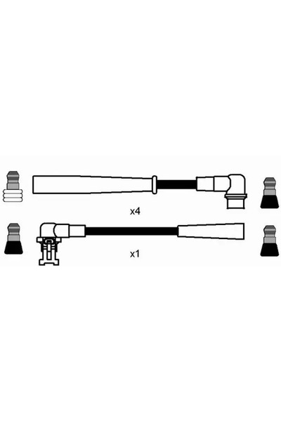 NGK Ignition Wiring Set Renault 19 1/19 2/Clio 1