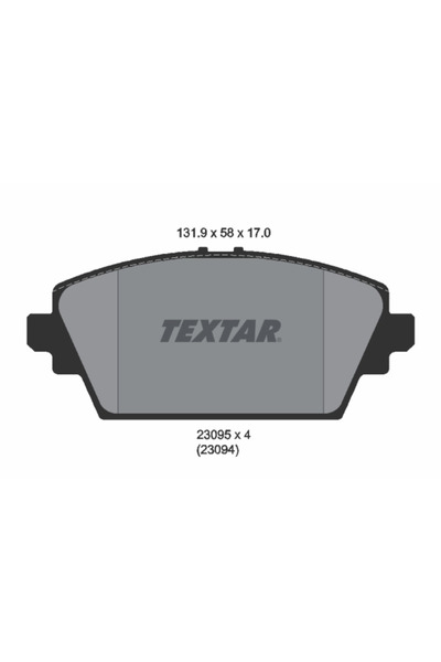 Krieger Set Placute Frana Frana Disc Nissan Almera Tino/Primera