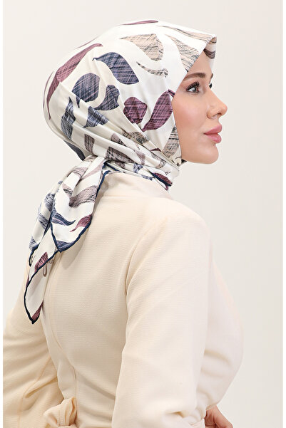 sefamerve Κασκόλ με σχέδιο 70289-09 Ναυτικό μπλε