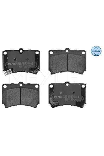 MEYLE Комплект спирачни накладки за преден мост, дискови спирачки Kia Rio 1 M...