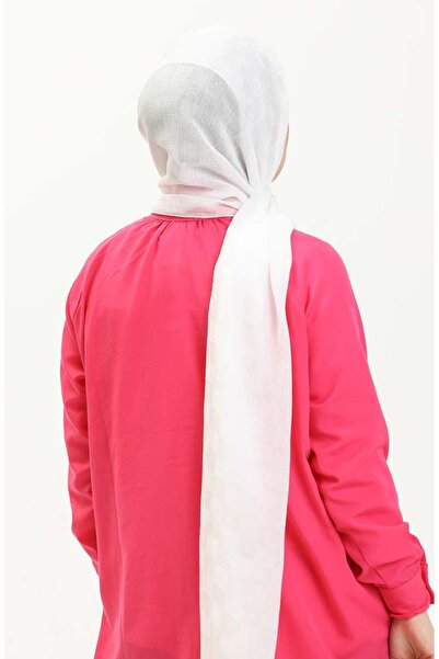 sefamerve Kare Densen Shawl 70224-02 Ecru