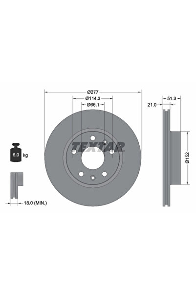 Krieger Disc Frana Land Rover Freelander 1