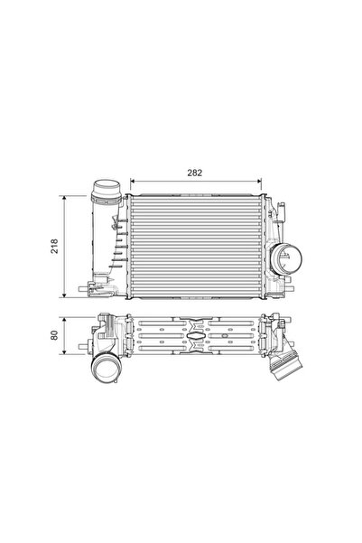 VALEO Intercooler Compresor Renault Austral/Kadjar/Megane 4