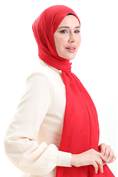 sefamerve Σάλι μπαμπού 70281-33 Κόκκινο