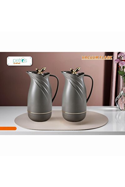 PETROS طقم ترامس شاي وقهوة بيتروس 1لتر+1لتر