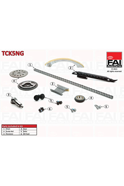 FAI AUTOPARTS Chit Lant De Distributie Deasupra Alfa Romeo 159 Opel Signum/Ve...