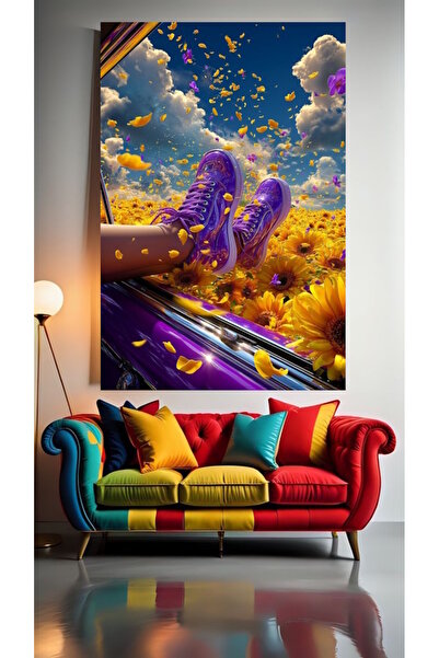 özkacar UN BUCURĂTIE LITE, O BUCURĂTIE LITE 1 Tablou pe pânză pentru decorare...