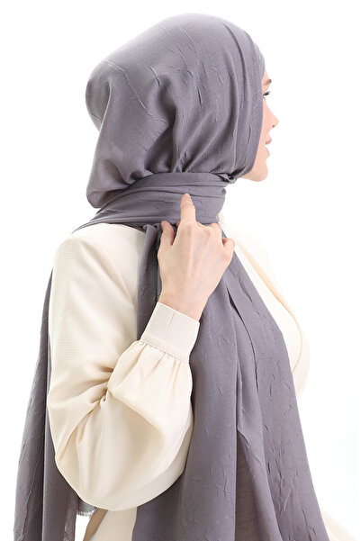 sefamerve Σάλι από μπαμπού 70281-35 Καπνιστό