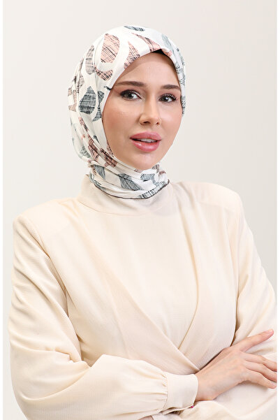 sefamerve Κασκόλ με σχέδιο 70289-12 Πράσινο Καγκλά