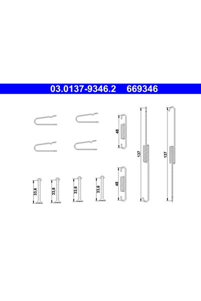 Ate Set Accesorii Sabot De Frana Fiat Fullback Pick-Up Mitsubishi L200 / Trit...