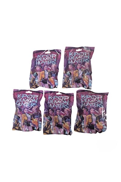 xpress sales Set 5 Figurine Virtual Trend, Mysterybox, K-Pop Girls Demon Hunter, Multicolor, 5cm