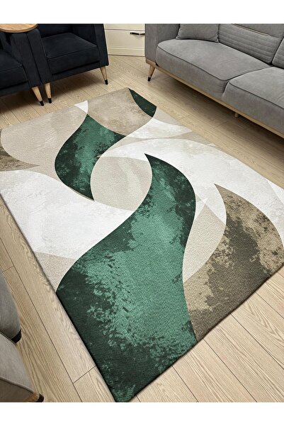 ALLGELSİN Elastic Micro Fleece Carpet Cover 4m2 160X230 or 6m2 200X300 Four or Six Meters Square Carpet Cover