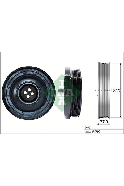 FAG Ремъчна шайба на коляновия вал BMW 1/3/4