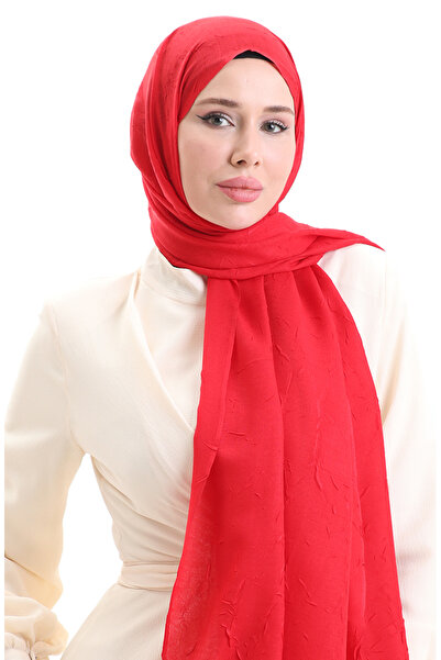 sefamerve Σάλι μπαμπού 70281-33 Κόκκινο