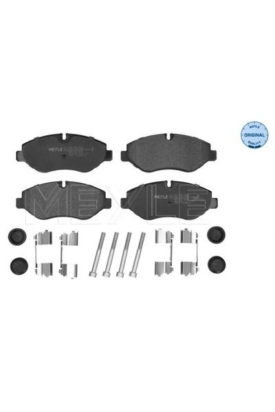 MEYLE Комплект спирачни накладки за преден мост, дискови спирачки Iveco Daily...