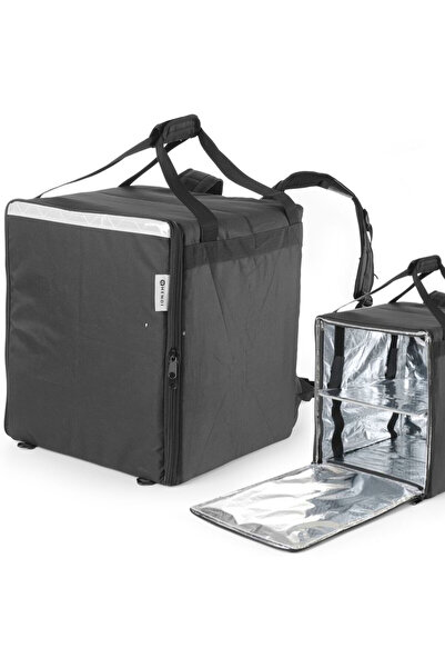 Other Geantă termică tip rucsac pentru transportul a 10 cutii de pizza, impermeabilă, 72 l - Hendi 709801