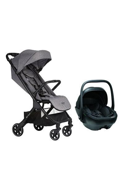 Easywalker MINI by Buggy SNAP Travel Sistem Bebek Arabası Grey Merkürbebe Guardix Anne Kucağı Ant.
