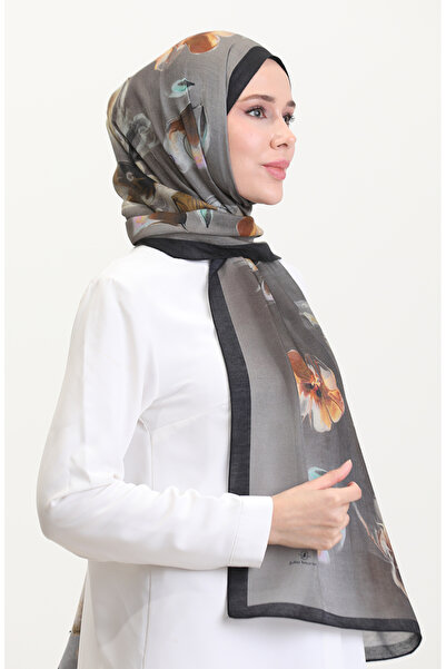 sefamerve Amber Shawl 70250-05 Black Dark Mink