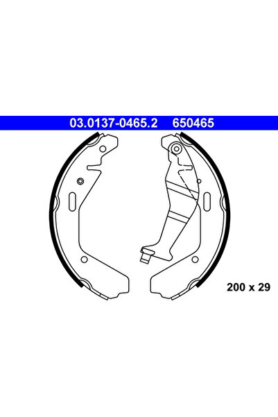 Ate Set Saboti Frana Opel Agila Subaru Justy 3 2000-2010