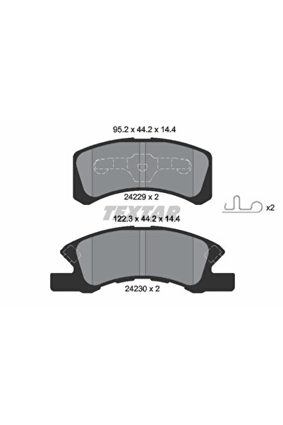 Krieger Set Placute Frana Frana Disc Daihatsu Ayla/Cuore 6/Cuore 7 Dodge Atti...