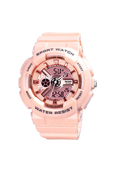 Skmei Ceas de damă sport digital analogic cuarț roz