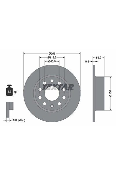Krieger Disc Frana Audi A3 Seat Leon