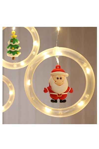 OEM Instalație de Crăciun cu 10 becuri LED și figurine, multicoloră, alimenta...