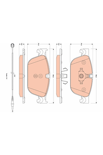 TRW Set Placute Frana Frana Disc Citroen C5 3/C6/DS4 Ds (Capsa) Ds 5