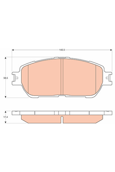 TRW Set Placute Frana Frana Disc Lexus Es Toyota Camry Limuzina