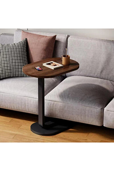 Rovitech Masă de cafea dreptunghiulară, lemn cu metal, 45 x 59,5 x 28 cm, mar...