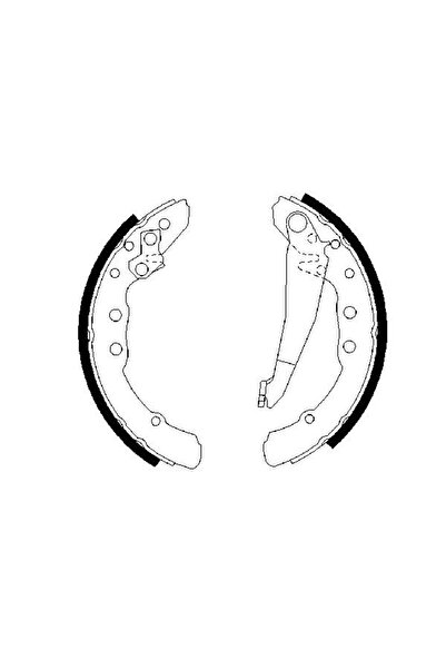 Bosch Set Saboti Frana Audi 100 C2/100 C3/100 C4 Vw Golf 2/Golf 3/Passat B3/B4