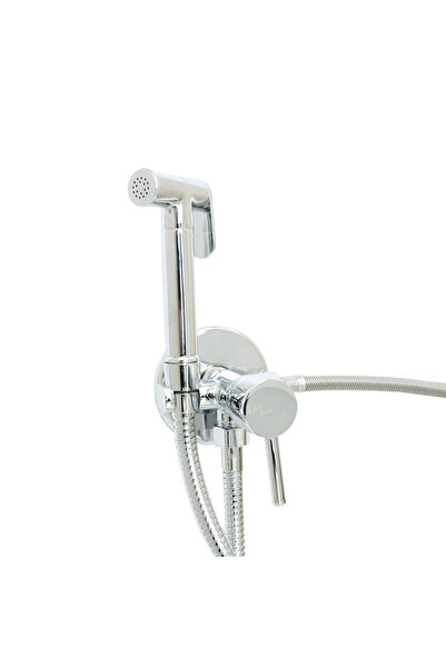 FKN طقم صنبور شطاف بمنفذين / طقم صنبور للغسل والوضوء (يشمل غسالة التوضية)