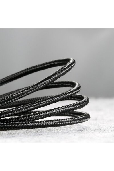 Other Cablu USB microUSB flexibil durabil 1.5A 2M negru și roșu