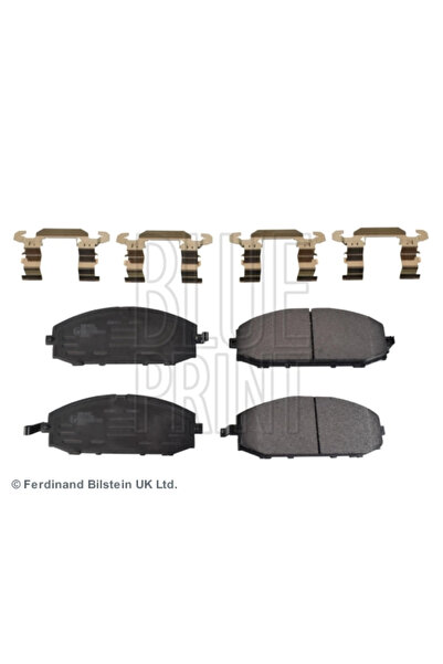 BLUE PRİNT Комплект спирачни накладки за преден мост, дискови спирачки Nissan...