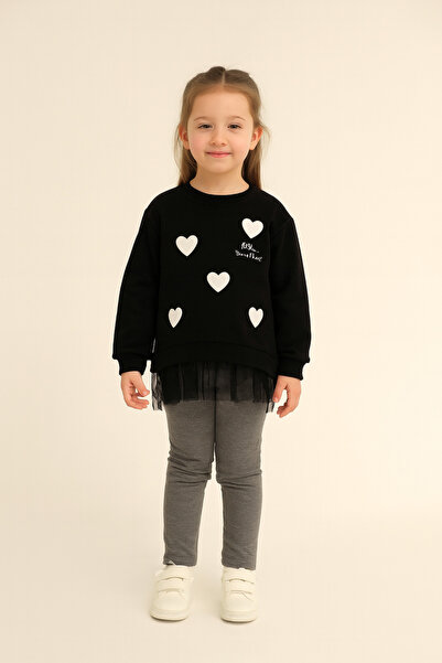 WORRN Детска блуза с 2-нишко сърце от тюл Trend 2 - 6 години - 525035