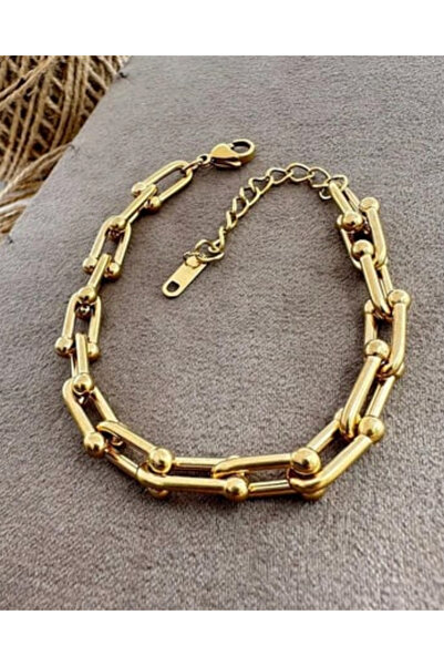 Vitastyle Steel U-Barded 316 L Steel Tiff Bracelet 16+6 cm