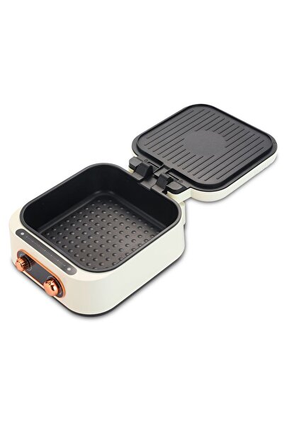 Generic 2-in-1 Grill Hot Pot | Electric Multi-Function Baking Tray, Dual Temp Control