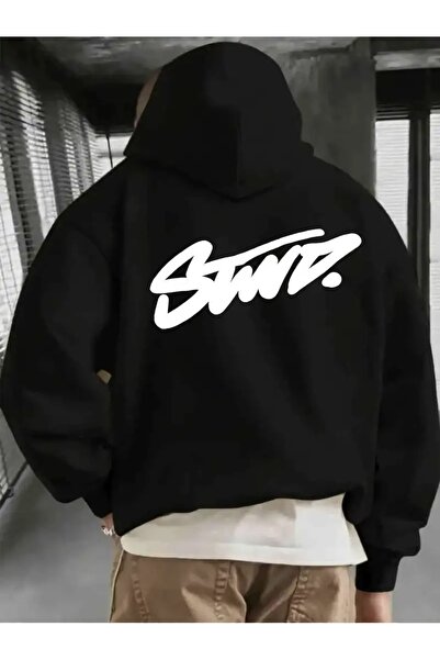 CLASİVA سويت شيرت بقلنسوة 3 خيوط، تصميم أنيق ومريح، مقاس كبير للجنسين، الموسم...