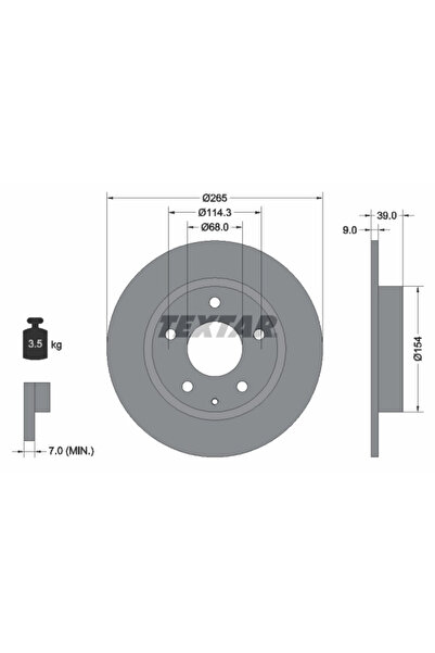 Krieger Disc Frana Mazda 3 Mazda (Changan) 3 Axela