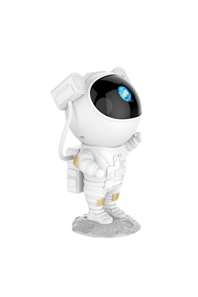 Boxely Astronaut Star Projector for Kids and Adults, LED, Remote, 360° Rotation, White