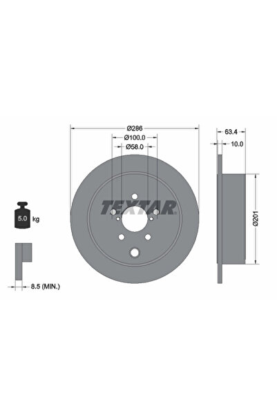 Krieger Disc Brake Scion Fr-S Cupe Subaru Brz/Forester/Impreza 2002-2015