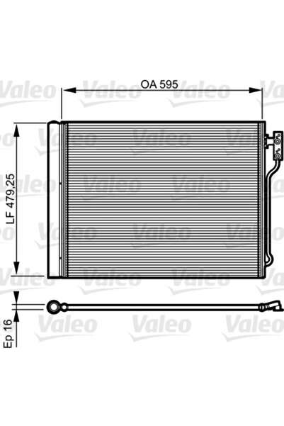 VALEO Condensator Climatizare Bmw 5/7 Bmw (Brilliance) 5 Series