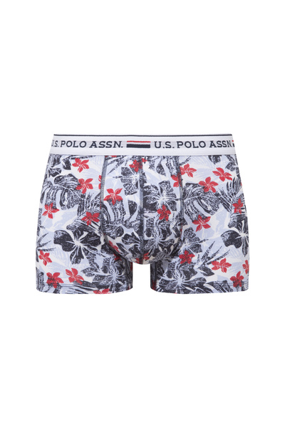 U.S. Polo Assn. Sötétkék - Piros - Nyomott mintás 3 részes boxer